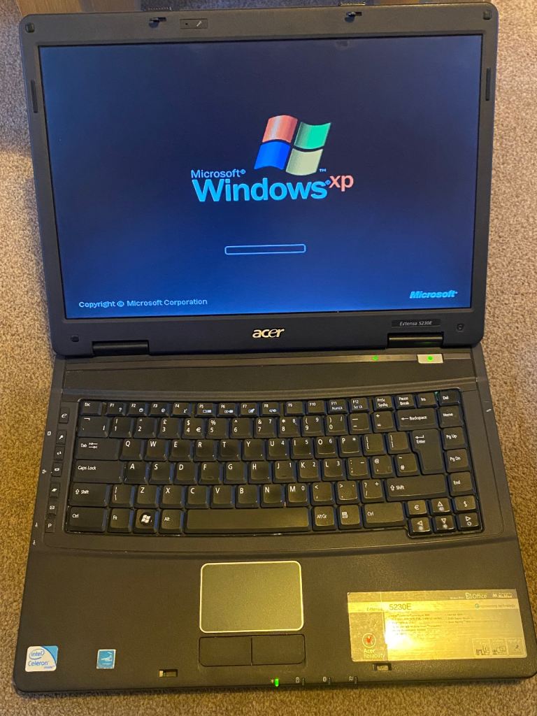 Laptop Acer Windows XP