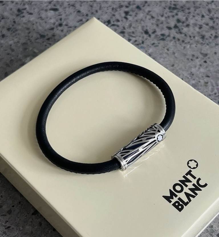 Montblanc Bracelet Meisterstück The Origin Collection Blue 21cm
