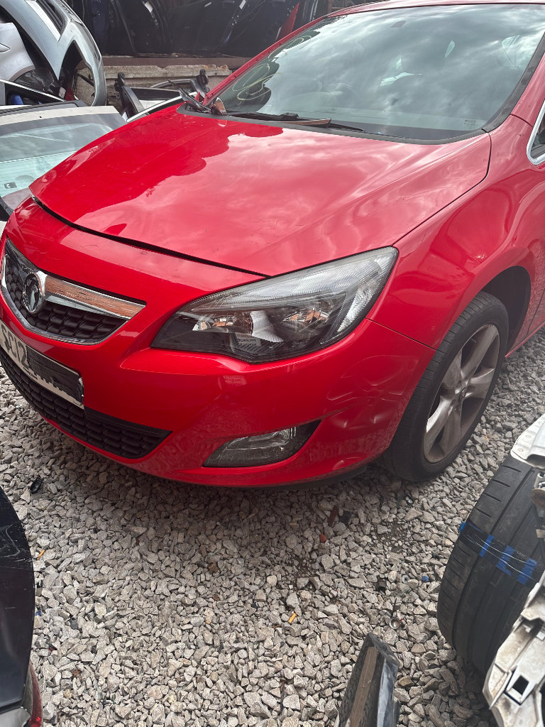 Vauxhall Astra Red front front Bumper.  2010 - 2012. 