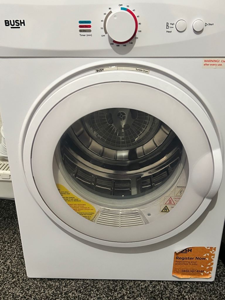 Bush White Tumble Dryer – As Good As New