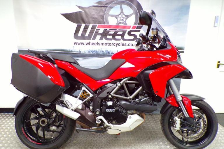 2013 DUCATI MULTISTRADA 1200S WITH PANNIERS
