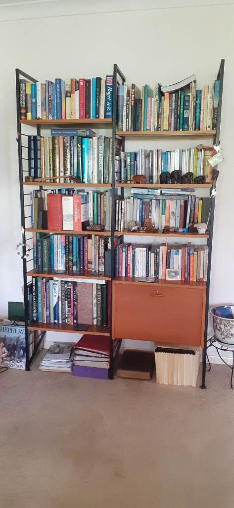 Ladderax mid century shelving unit