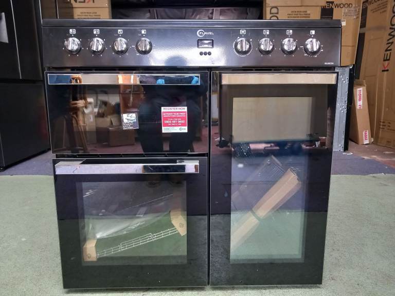 FLAVEL MLN9CRK 90 cm Electric Ceramic Range Cooker - Black