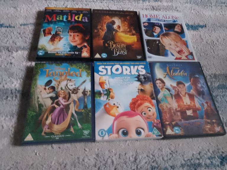 A bundle of children's DVDS for sale 