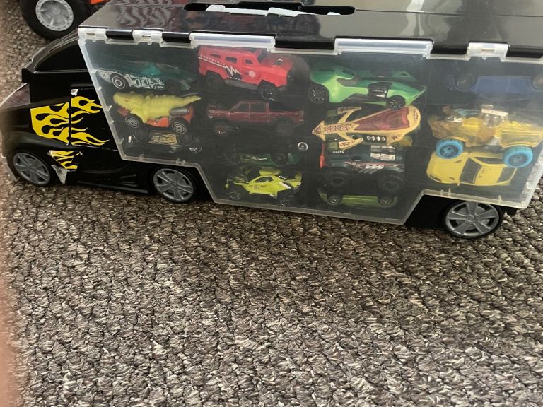 Toy cars and truck