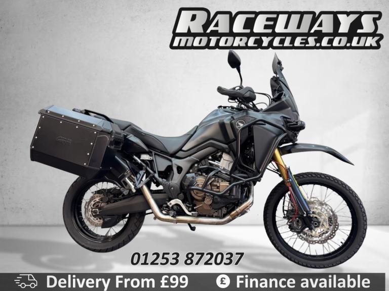 HONDA CRF1000 AFRICA TWIN DCT 2017 17 REG 15,874 MILES BLACK USED MOTORCYCLE 