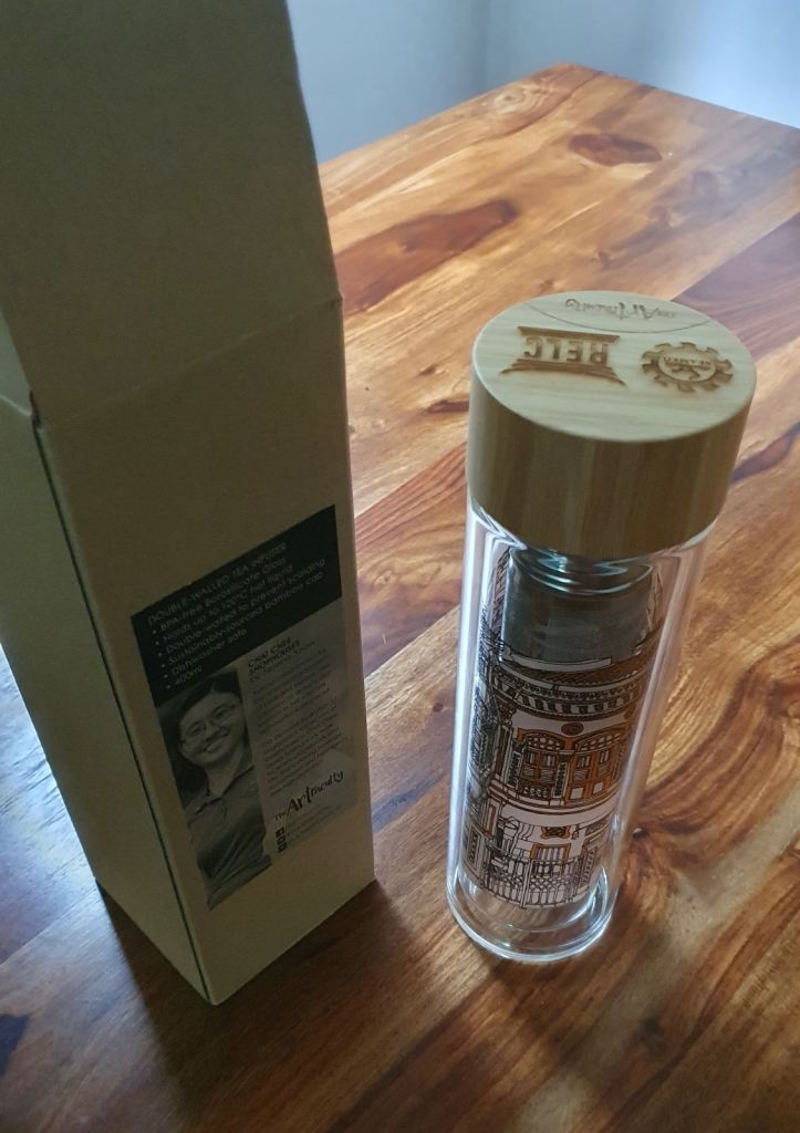 Double walled glass tea infuser 