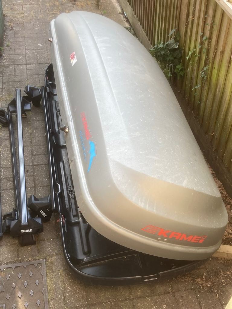 Kamei roofbox & universal roof bars 