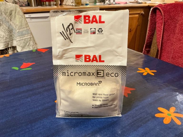 Wall and floor tile grout