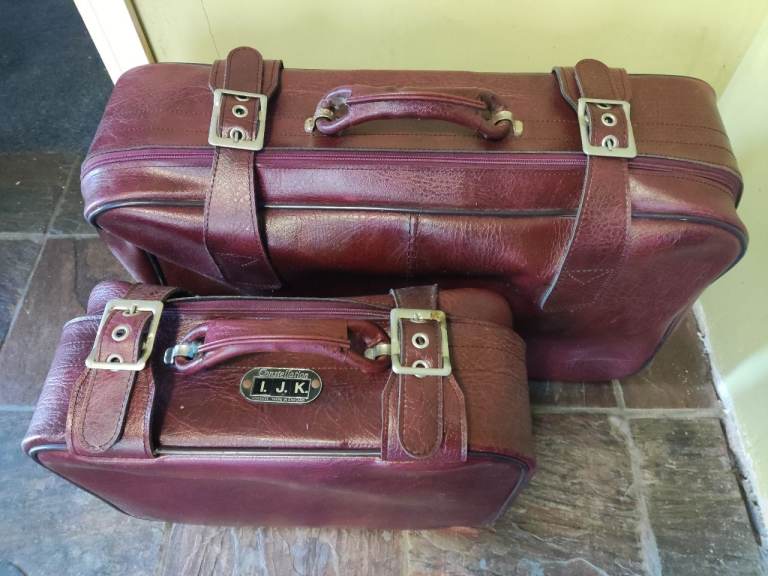Vintage 1970s Constellation suitcases