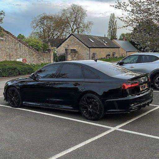 Audi A6 Saloon 2017 Black Edition 2.0 TDI Quattro Black Maxton Body Kit Black Alloys Automatic