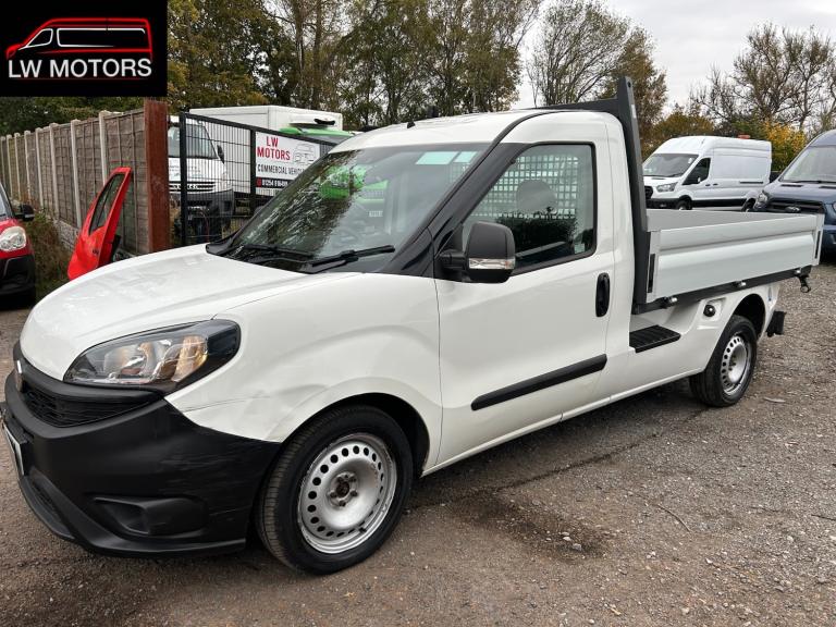 FIAT DOBLO 1.6 MULTIJET 1.6 WORKUP ALLOY DROPSIDER 2021 71 REG MILK FLOAT