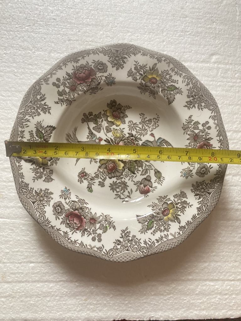 Enoch Wedgwood tunstall dinner plates . Set of 4