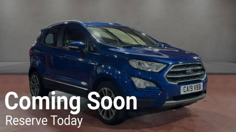 2019 Ford Ecosport 1.0 EcoBoost Titanium 5dr HATCHBACK PETROL Manual