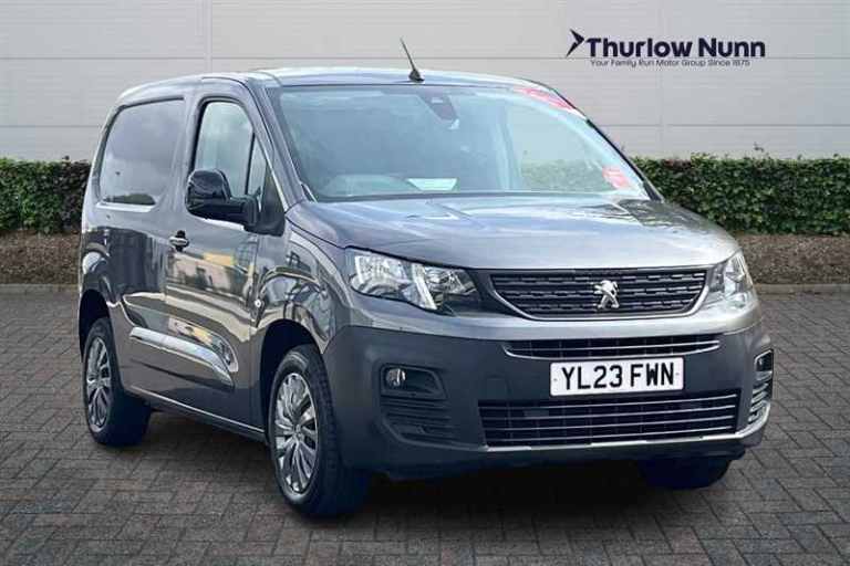 2023 Peugeot Partner 1.5 BlueHDi 1000 Asphalt Premium + Standard Panel Van 5dr Diesel Manual SWB ...