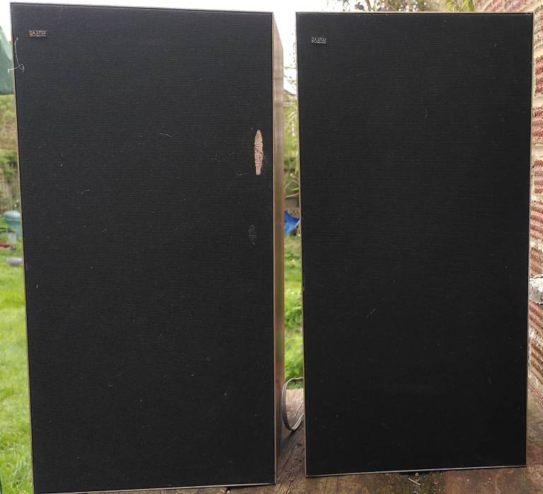 Vintage Bang & Olufsen speakers
