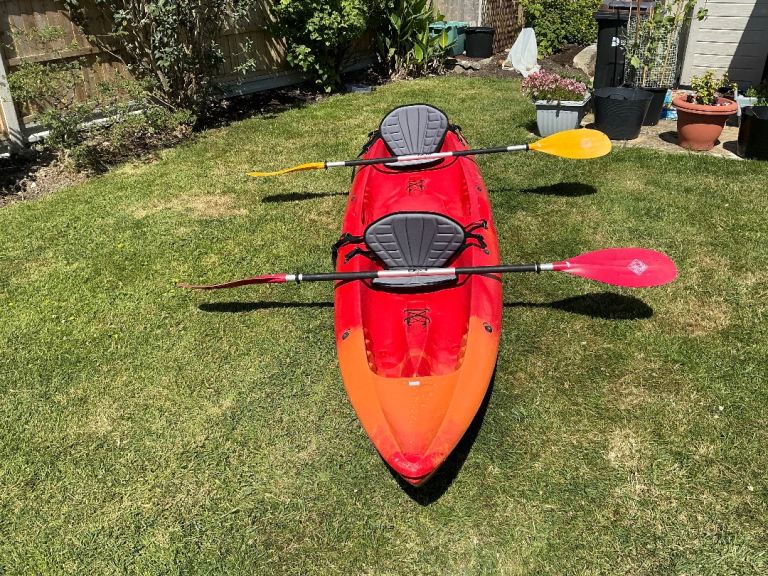 Two person kayak. Gemini  perception 