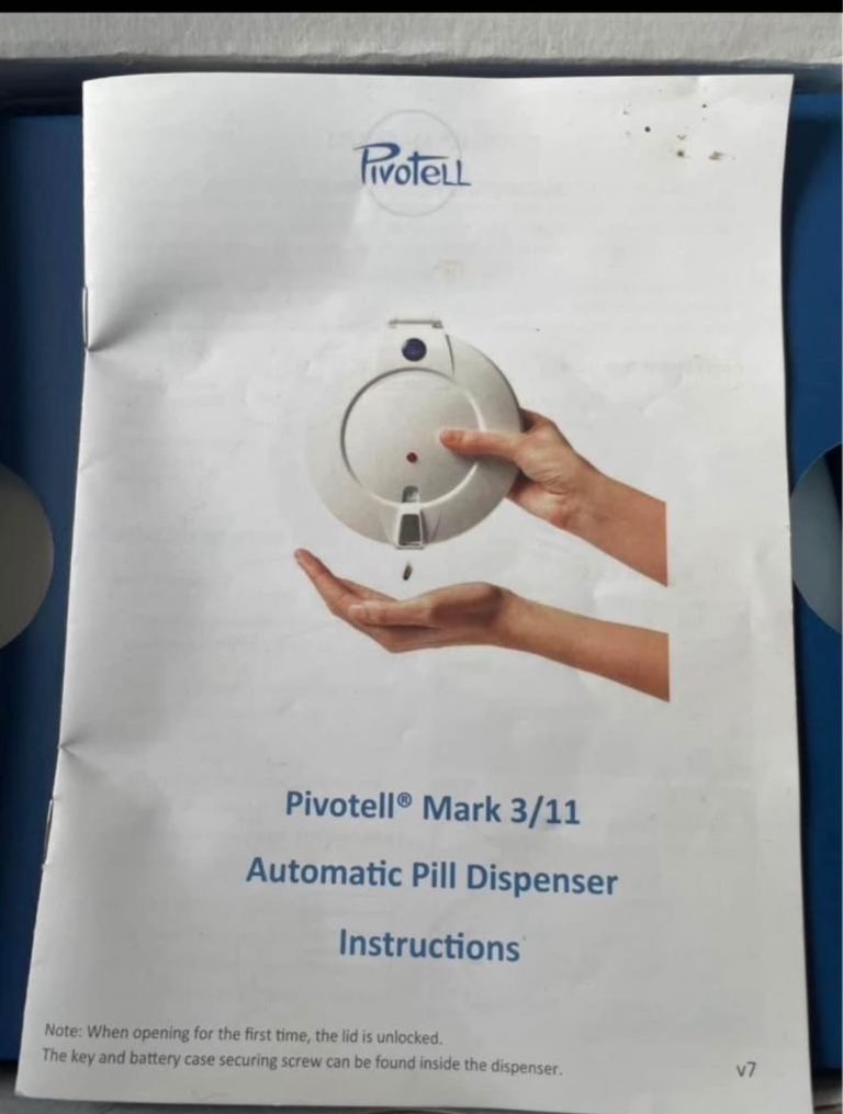 Pivotell Mark 3/11 Automatic Pill Dispenser – As Good As New
