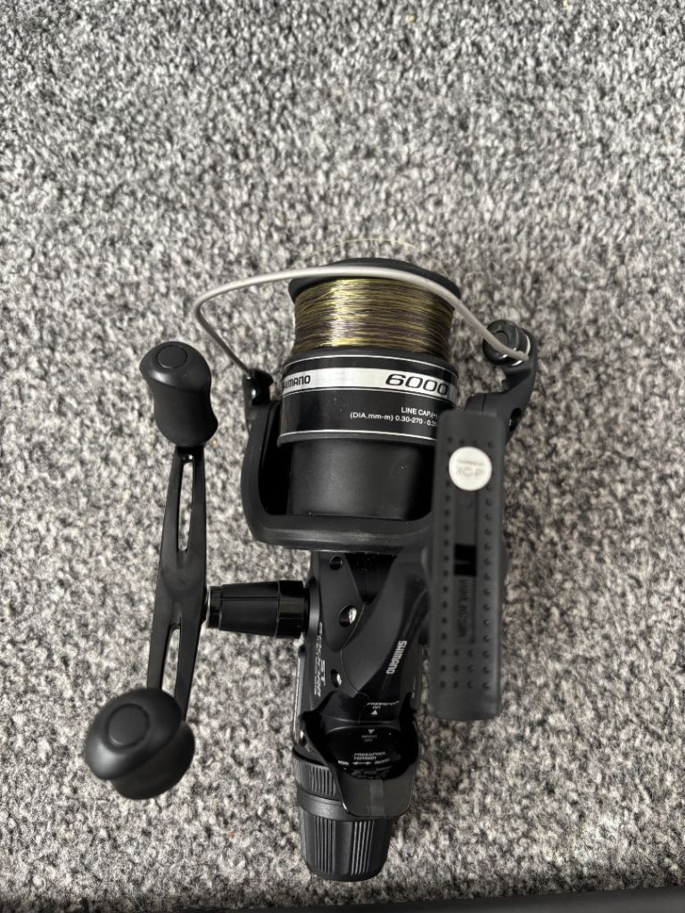 Daiwa black widow 12ft rod  and shimano baitrunner reel