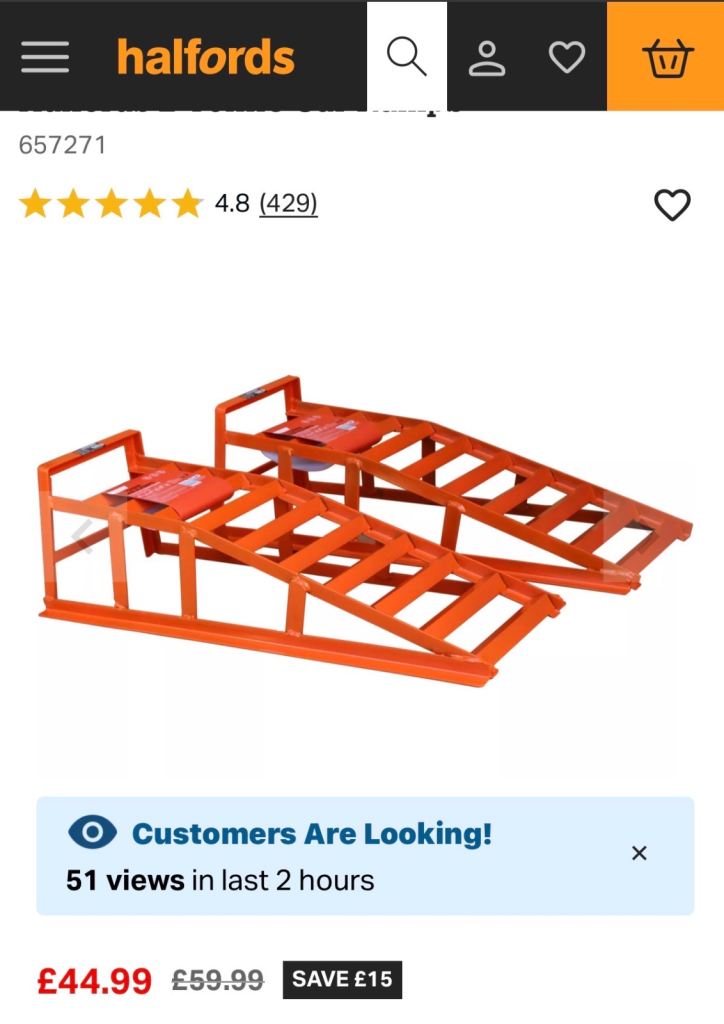 image for 2 tonne car ramps 