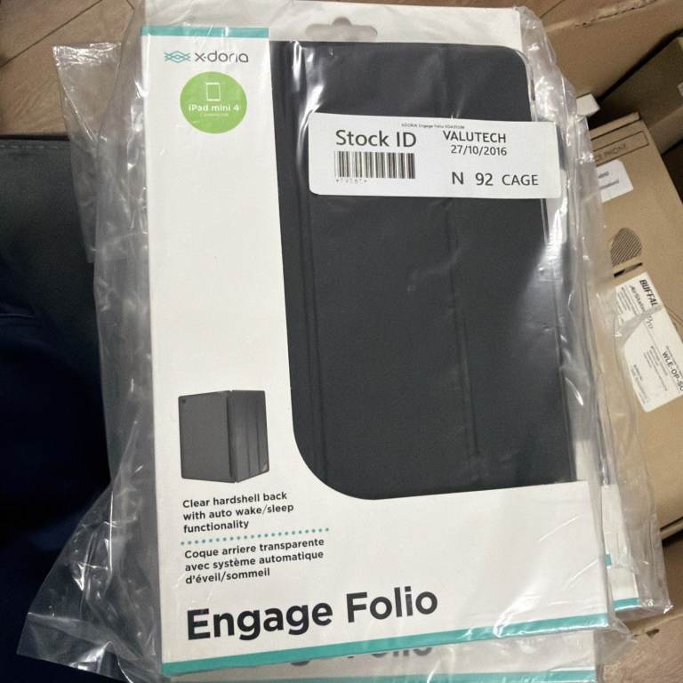 X-Doria Engage Folio Case for iPad mini 4 – Black, New