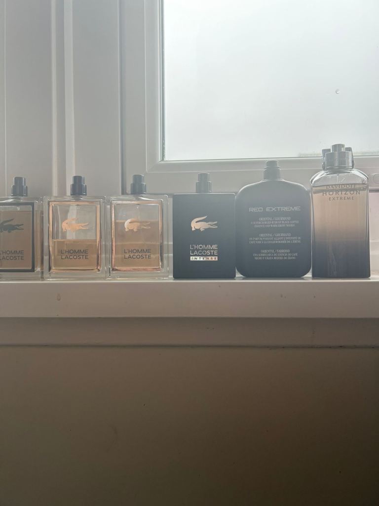 All sorts of perfumes and aftershave 