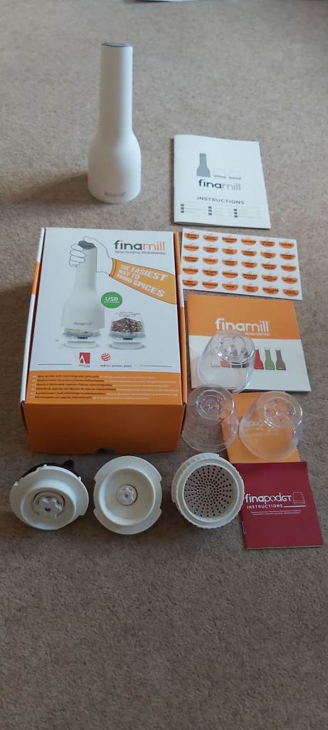 FinaMill Electric Spice Grinder with Pods – As Good As New