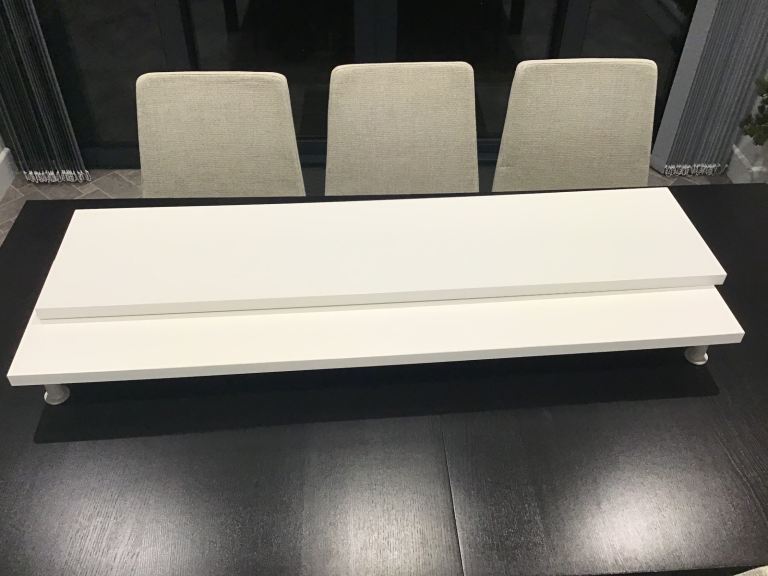 Ikea shelves (EKBY Jarpen) 2 off one with legs, 