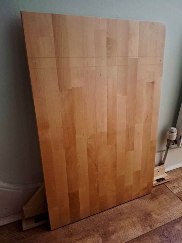 Free IKEA NORBO Wall-mounted drop-leaf table, birch, 80 x 60 cm