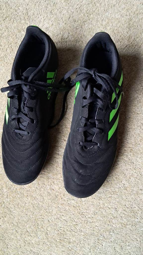 Adidas Football Boots.  -   Black and Green, 