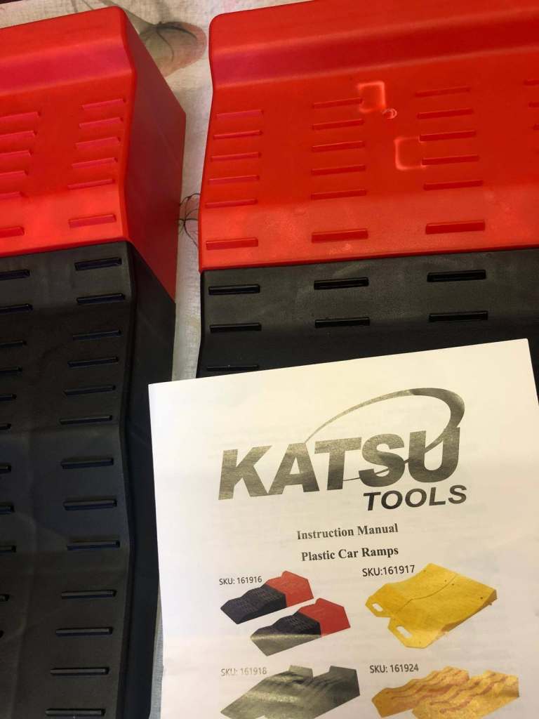 Katsu Tools Plastic Car Ramps (Pair) - SKU: 161017