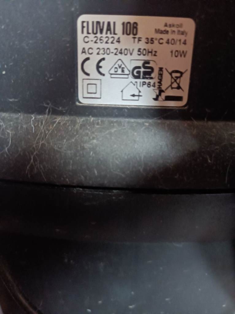Fluvar 106 fish tank filter