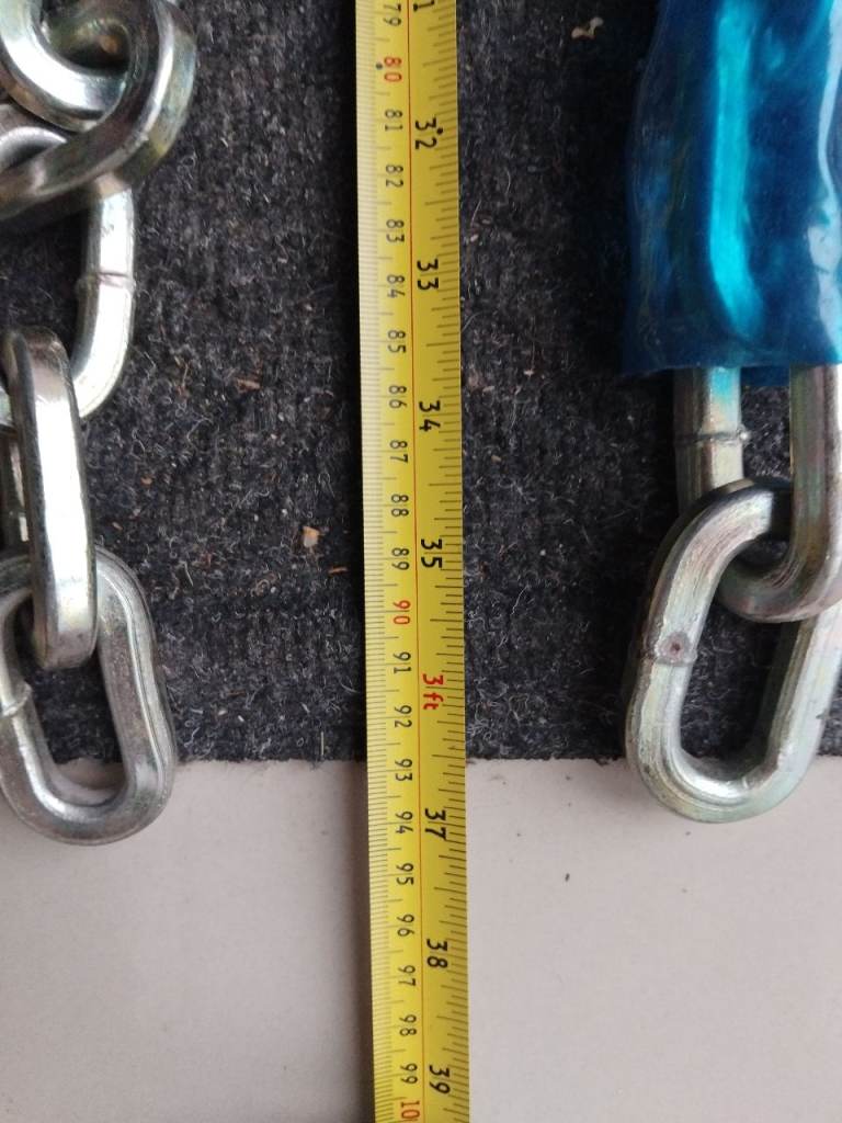 Heavy duty motorcycle securing chain | in Grimsby, Lincolnshire | Gumtree