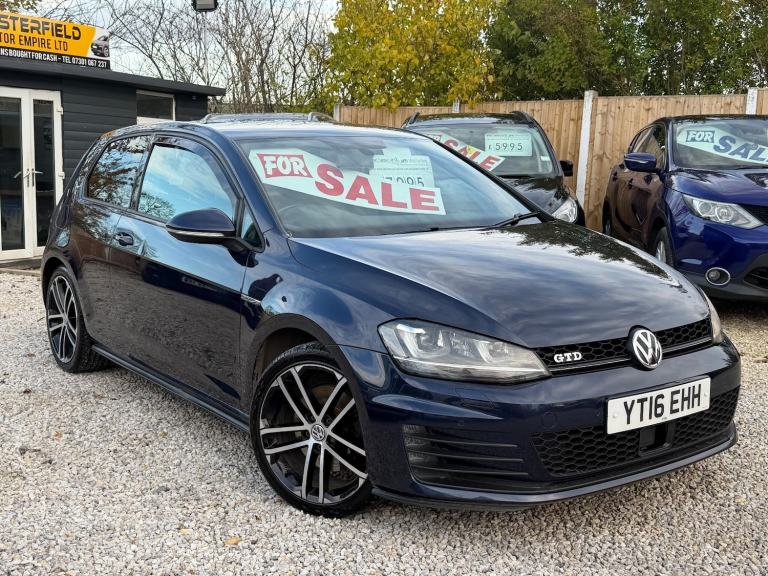 2016 Volkswagen Golf 2.0 TDI BlueMotion Tech GTD Euro 6 (s/s) 3dr HATCHBACK Diesel Manual