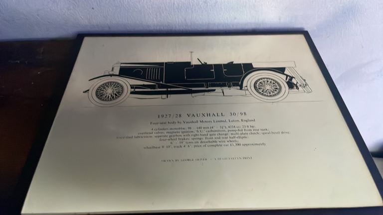 Vintage Volkswagen plaque