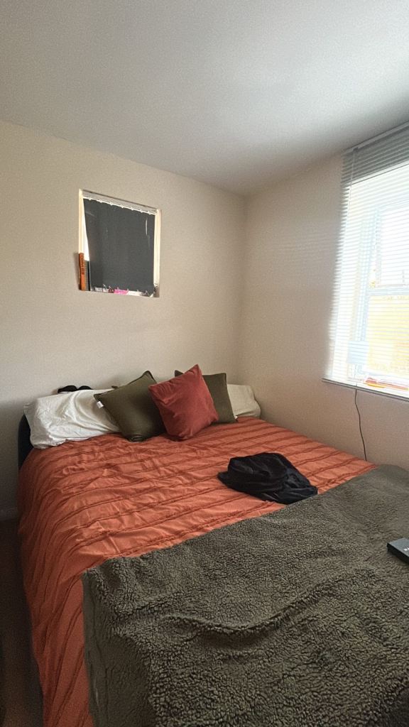 European King Size Ottoman Bed Frame and Mattress