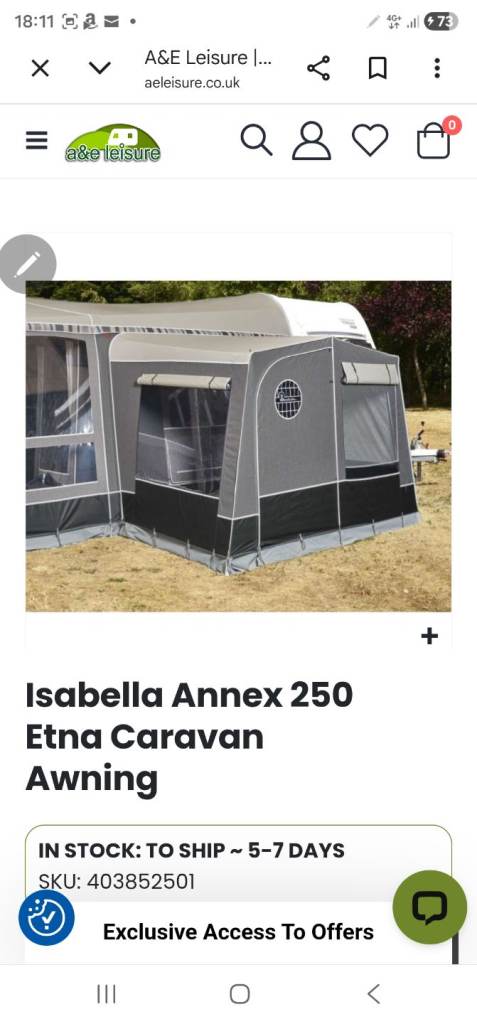 Etna isabelle annex 250 