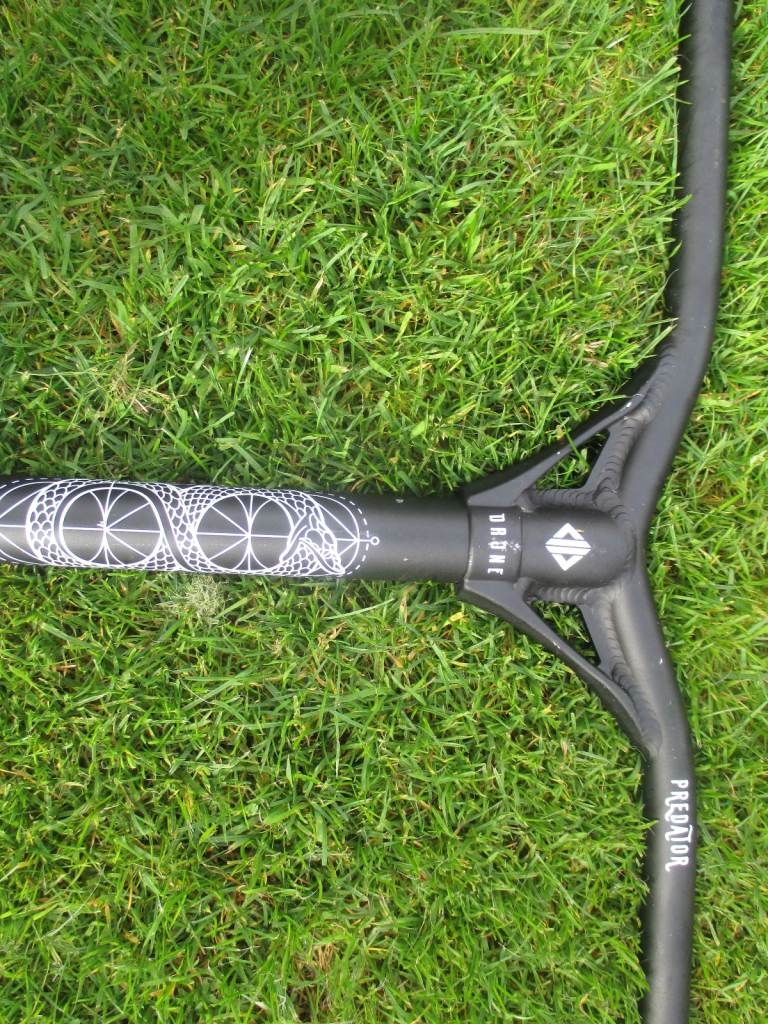 Black Predator Drone Replacement Stunt scooter T bar handle bars and stem