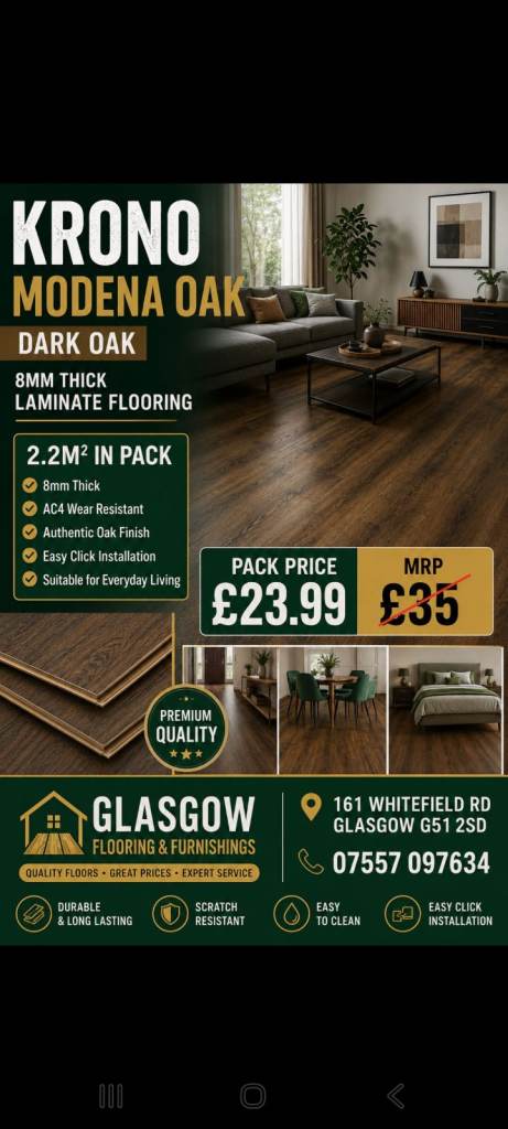 Laminate flooring sale now on 