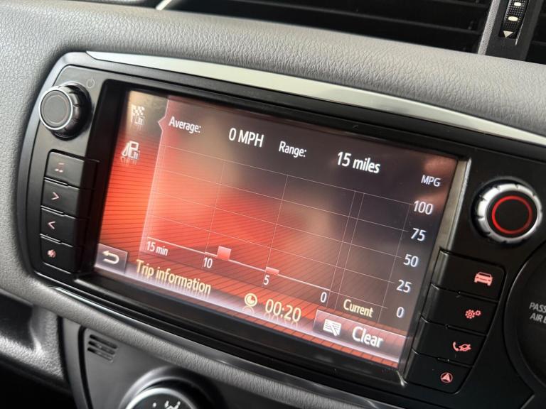 2015 Toyota Yaris 1.33 VVT-i Icon 5dr CVT HATCHBACK PETROL Automatic