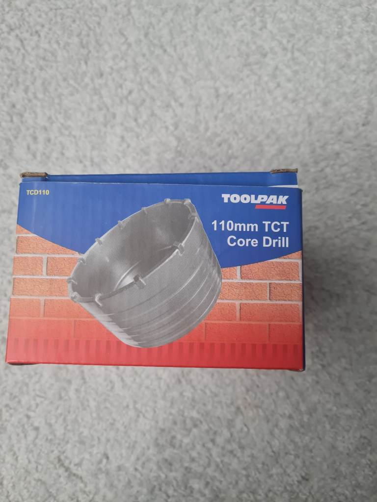TOOLPAK 110mm TCT Core Drill – Brand New