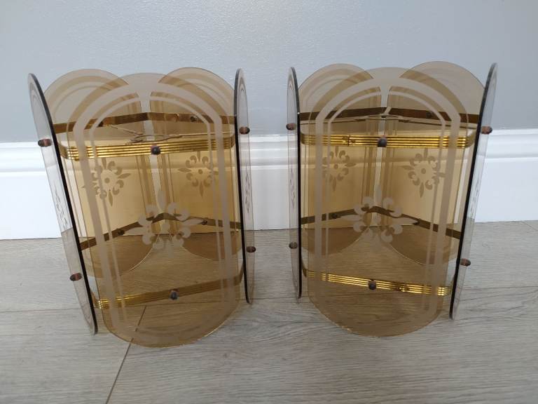 Pair of vintage Light Shades - Good Condition