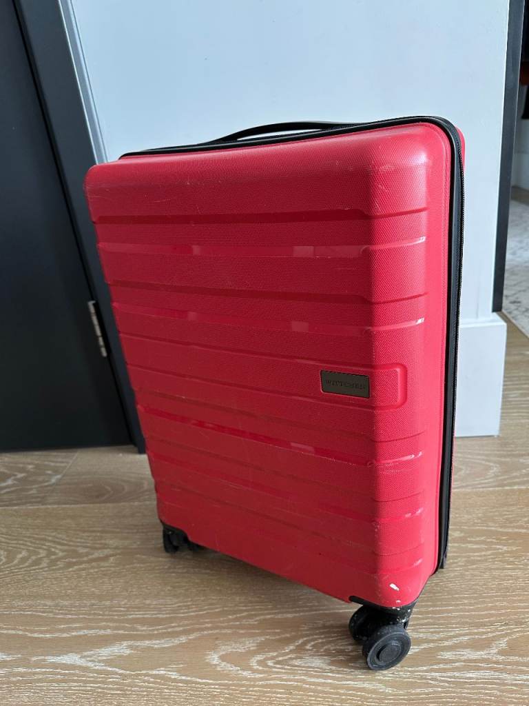 Two carry on / cabin suitcases [damaged]