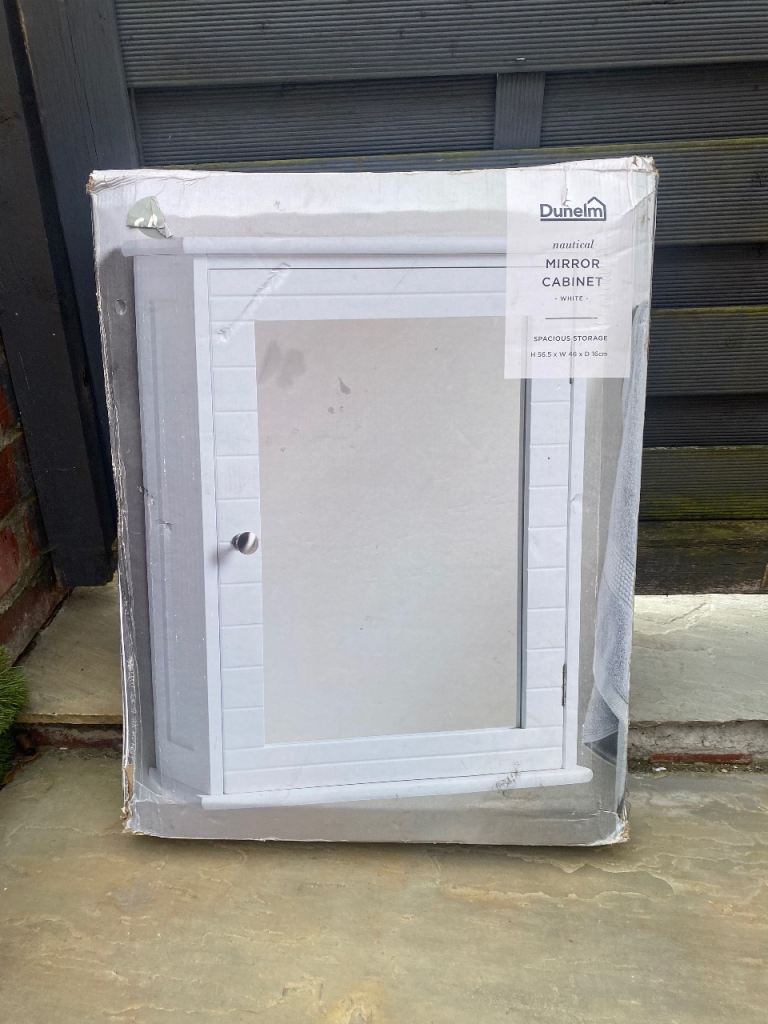 Dunelm bathroom wall cabinet 