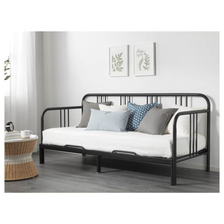 IKEA  DAYBED -  Chaise Lounge, Single or Double Bed + 2 x Mattress 