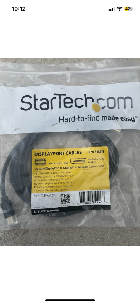 image for StarTech  6.5F (2M) DisplayPort to VGA Cable - Active DisplayPort to VGA Ad