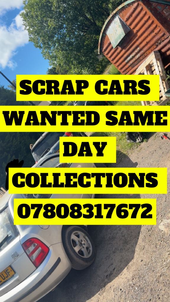 Cash for Your Old Car! Scrap & Unwanted Vehicles BOUGHT