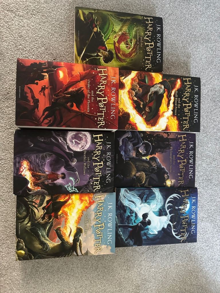 Harry Potter Book Set by J.K. Rowling – New 
