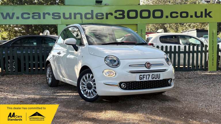 2017 Fiat 500 1.2 Lounge Hatchback 3dr Petrol Manual Euro 6 (s/s) (69 bhp) Hatchback Petrol Manual