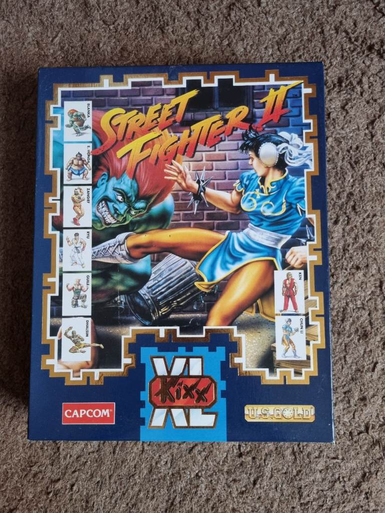 Commodore Amiga Street Fighter II Video Game